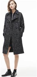 ΓΥΝΑΙΚΕΙΟ ΠΑΛΤΟ ΜΕ ΤΣΕΠΕΣ ΚΑΙ ALL-OVER TWEED ΥΦΗ - BF8809 ΑΝΘΡΑΚΙ LACOSTE