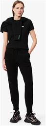 ΓΥΝΑΙΚΕΙΟ ΠΑΝΤΕΛΟΝΙ ΦΟΡΜΑΣ ΜΕ ΛΟΓΟΤΥΠΟ TAPERED FIT - XF0343 ΜΑΥΡΟ LACOSTE