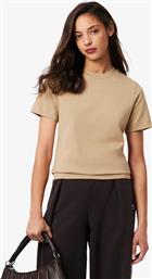 ΓΥΝΑΙΚΕΙΟ T-SHIRT ΜΕ ΑΝΑΓΛΥΦΟ ΛΟΓΟΤΥΠΟ REGULAR FIT - TF0355-00 ΜΠΕΖ LACOSTE
