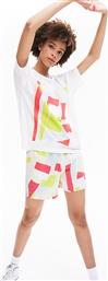 ΓΥΝΑΙΚΕΙΟ T-SHIRT ΜΕ ΓΕΩΜΕΤΡΙΚΟ PRINT - TF5625 ΛΕΥΚΟ LACOSTE