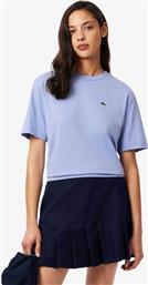 ΓΥΝΑΙΚΕΙΟ T-SHIRT ΜΕ ΚΕΝΤΗΜΕΝΟ ΛΟΓΟΤΥΠΟ RELAXED FIT - TF7215 ΛΙΛΑ LACOSTE