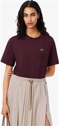 ΓΥΝΑΙΚΕΙΟ T-SHIRT ΜΕ ΚΕΝΤΗΜΕΝΟ ΛΟΓΟΤΥΠΟ RELAXED FIT - TF7215 ΒΥΣΣΙΝΙ LACOSTE