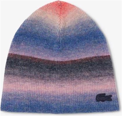 ΓΥΝΑΙΚΕΙΟΣ ΠΛΕΚΤΟΣ ΣΚΟΥΦΟΣ ΜΕ OMBRE ΣΧΕΔΙΟ ΚΑΙ ΚΕΝΤΗΜΕΝΟ ΛΟΓΟΤΥΠΟ - RB4946-00 ΠΟΛΥΧΡΩΜΟ LACOSTE