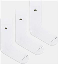 ΚΑΛΤΣΕΣ 3-PACK ΧΡΩΜΑ: ΑΣΠΡΟ, RA8142 LACOSTE
