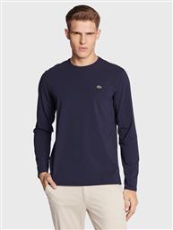 LONGSLEEVE TH0990 ΣΚΟΥΡΟ ΜΠΛΕ REGULAR FIT LACOSTE από το MODIVO