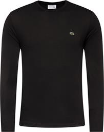 LONGSLEEVE TH6712 ΜΑΥΡΟ REGULAR FIT LACOSTE