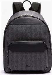 MEN'S THE BLEND MONOGRAM CANVAS BACKPACK NH3649LX-H45 LACOSTE