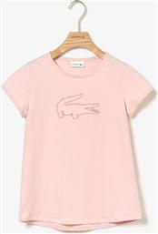ΠΑΙΔΙΚΗ ΜΠΛΟΥΖΑ CROCODILE PRINT - TJ4467 ΡΟΖ LACOSTE