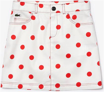 ΠΑΙΔΙΚΗ ΦΟΥΣΤΑ ''POLKA DOT PRINT'' - JJ5051 ΛΕΥΚΟ LACOSTE