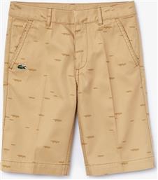 ΠΑΙΔΙΚΗ ΒΕΡΜΟΥΔΑ ΜΕ CROCODILE PRINT ALL-OVER - FJ4780 ΜΠΕΖ LACOSTE