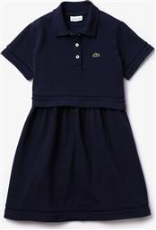 ΠΑΙΔΙΚΟ ΦΟΡΕΜΑ ΠΟΛΟ ''POLO-STYLE TROMPE L'OEIL'' - EJ5042 ΜΠΛΕ ΣΚΟΥΡΟ LACOSTE