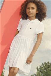 ΠΑΙΔΙΚΟ POLO ΠΙΚΕ ΦΟΡΕΜΑ ΚΟΝΤΟΜΑΝΙΚΟ - EJ2945 ΛΕΥΚΟ LACOSTE