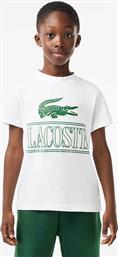 ΠΑΙΔΙΚΟ T-SHIRT ΜΕ SIGNATURE LOGO PRINT - TJ3804 ΛΕΥΚΟ LACOSTE
