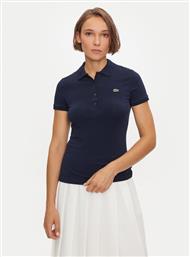 POLO DF3443 ΣΚΟΥΡΟ ΜΠΛΕ SLIM FIT LACOSTE