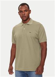 POLO L1212 ΜΠΕΖ REGULAR FIT LACOSTE