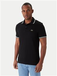 POLO PH9875 ΜΑΥΡΟ REGULAR FIT LACOSTE
