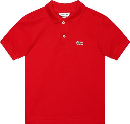 POLO PJ2909 ΚΟΚΚΙΝΟ REGULAR FIT LACOSTE