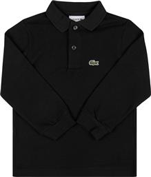 POLO PJ8915 ΜΑΥΡΟ REGULAR FIT LACOSTE