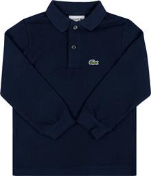 POLO PJ8915 ΣΚΟΥΡΟ ΜΠΛΕ REGULAR FIT LACOSTE