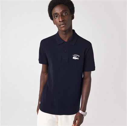 REGULAR FIT BRANDED STRETCH COTTON POLO SHIRT PH9535-00 166 LACOSTE