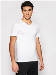 ΣΕΤ 3 T-SHIRTS TH3374 ΛΕΥΚΟ SLIM FIT LACOSTE από το MODIVO