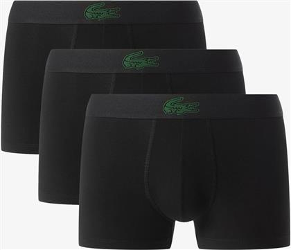 ΣΕΤ ΑΝΔΡΙΚΑ ΕΣΩΡΟΥΧΑ TRUNK ΜΕ ΛΟΓΟΤΥΠΟ (3 ΤΕΜΑΧΙΑ) - 5H4962-00 ΜΑΥΡΟ LACOSTE