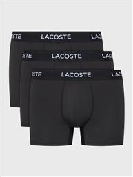 ΣΕΤ ΜΠΟΞΕΡΑΚΙΑ 3 ΤΜΧ 5H9623 ΜΑΥΡΟ LACOSTE