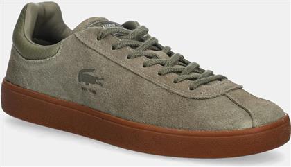 ΣΟΥΕΤ ΑΘΛΗΤΙΚΑ ΠΑΠΟΥΤΣΙΑ BASESHOT SNEAKERS ΧΡΩΜΑ: ΠΡΑΣΙΝΟ, 50SMA0022 LACOSTE