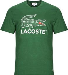 T-SHIRT ΜΕ ΚΟΝΤΑ ΜΑΝΙΚΙΑ TH1285 LACOSTE