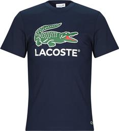 T-SHIRT ΜΕ ΚΟΝΤΑ ΜΑΝΙΚΙΑ TH1285 LACOSTE