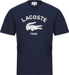 T-SHIRT ΜΕ ΚΟΝΤΑ ΜΑΝΙΚΙΑ TH2733 LACOSTE