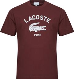 T-SHIRT ΜΕ ΚΟΝΤΑ ΜΑΝΙΚΙΑ TH2733 LACOSTE