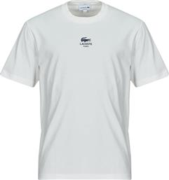 T-SHIRT ΜΕ ΚΟΝΤΑ ΜΑΝΙΚΙΑ TH2739 LACOSTE