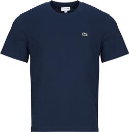 T-SHIRT ΜΕ ΚΟΝΤΑ ΜΑΝΙΚΙΑ TH7318 LACOSTE από το SPARTOO