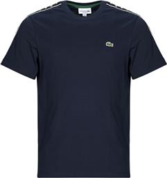 T-SHIRT ΜΕ ΚΟΝΤΑ ΜΑΝΙΚΙΑ TH7404 LACOSTE