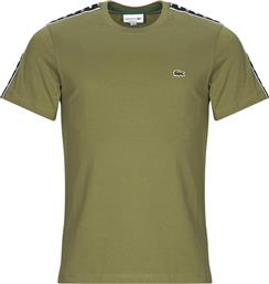 T-SHIRT ΜΕ ΚΟΝΤΑ ΜΑΝΙΚΙΑ TH7404 LACOSTE