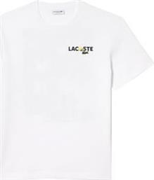 T-SHIRT PRINTED TH7363 001 ΛΕΥΚΟ LACOSTE
