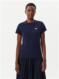 T-SHIRT TF9246 ΣΚΟΥΡΟ ΜΠΛΕ SLIM FIT LACOSTE
