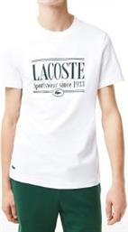 T-SHIRT TH0322 001 ΛΕΥΚΟ LACOSTE