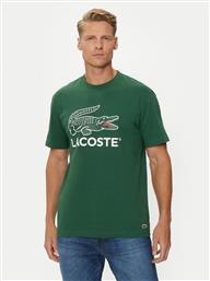 T-SHIRT TH1285 ΠΡΑΣΙΝΟ REGULAR FIT LACOSTE από το MODIVO