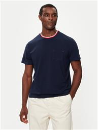 T-SHIRT TH1726 ΣΚΟΥΡΟ ΜΠΛΕ RELAXED FIT LACOSTE