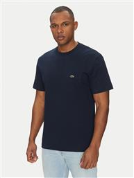 T-SHIRT TH2827 ΣΚΟΥΡΟ ΜΠΛΕ REGULAR FIT LACOSTE
