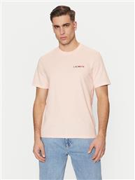 T-SHIRT TH5231 ΡΟΖ REGULAR FIT LACOSTE