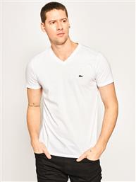 T-SHIRT TH6710 ΛΕΥΚΟ REGULAR FIT LACOSTE από το MODIVO