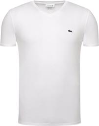 T-SHIRT TH6710 ΛΕΥΚΟ REGULAR FIT LACOSTE