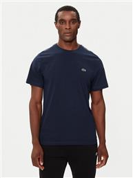 T-SHIRT TH7404 ΣΚΟΥΡΟ ΜΠΛΕ REGULAR FIT LACOSTE