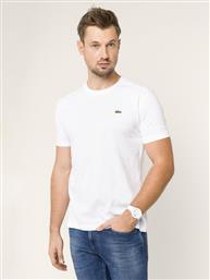 T-SHIRT TH7618 ΛΕΥΚΟ REGULAR FIT LACOSTE από το MODIVO