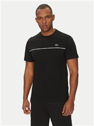 T-SHIRT TH9842 ΜΑΥΡΟ REGULAR FIT LACOSTE