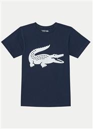 T-SHIRT TJ2910 ΣΚΟΥΡΟ ΜΠΛΕ REGULAR FIT LACOSTE από το MODIVO