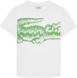T-SHIRT TJ8460 ΛΕΥΚΟ REGULAR FIT LACOSTE